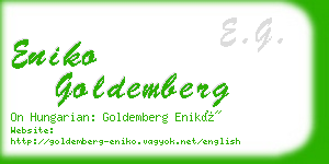eniko goldemberg business card